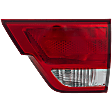 2012 Jeep Grand Cherokee - Passenger Side, Inner Halogen Tail Light, With bulb(s), Mounts on Liftgate, OE Replacement