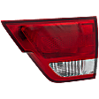 2012 Jeep Grand Cherokee - Passenger Side, Inner Halogen Tail Light, With bulb(s), Mounts on Liftgate, OE Replacement