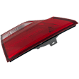 2012 Jeep Grand Cherokee - Passenger Side, Inner Halogen Tail Light, With bulb(s), Mounts on Liftgate, OE Replacement