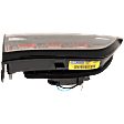 Driver Side, Inner Tail Light, with Bulb, Halogen, Clear and Red Lens, CAPA CERTIFIED