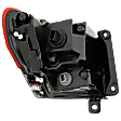 Passenger Side, Outer Halogen Tail Light, With bulb(s), OE Replacement