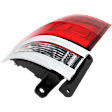 2022 Jeep Grand Cherokee WK Limited X - Driver Side, Outer Halogen Tail Light, With bulb(s), Mounts On Body, For Models with Type 2 Bumper Cover, OE Replacement