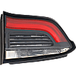 Passenger Side, Inner LED Tail Light, With bulb(s), OE Replacement, CAPA Certified