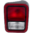 Passenger Side Halogen Tail Light, With bulb(s), OE Replacement, CAPA Certified