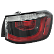 Passenger Side, Outer Tail Light, with Bulb, LED, Mounts On Body, CAPA CERTIFIED
