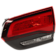 Passenger Side, Inner Tail Light, with Bulb, Halogen/LED Combo, For Models without Platinum Insert