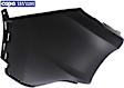 Rear, Driver Side, Upper Bumper Cover, Primed, Except Trailhawk Models, Without Advance Park System Holes, CAPA Certified