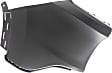 Rear, Driver Side, Upper Bumper Cover, Primed, CAPA Certified