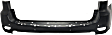 2015 Jeep Grand Cherokee - Rear, Upper Primed Bumper Cover, For Models Without Limited X Package, Without Advanced Park Assist System and Blind Spot Detection, With Parking Aid Sensor, Type 1