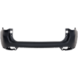Rear, Upper Primed Bumper Cover, without Mounting Bracket(s), For Models without Park Assist System, CAPA Certified