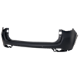 Rear, Upper Primed Bumper Cover, without Mounting Bracket(s), For Models with Park Assist System and without Blind Spot Sensor