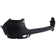 Rear, Upper Primed Bumper Cover, without Mounting Bracket(s), For Models with Park Assist System and without Blind Spot Sensor
