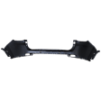 Rear, Upper Primed Bumper Cover, without Mounting Bracket(s), For Models with Park Assist System and without Blind Spot Sensor