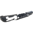 2020 Jeep Wrangler - Rear Bumper, For Models Without Parking Aid Sensor, Black