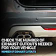 2020 Jeep Compass Latitude - Rear Valance, For Models With Towing Hitch, Valance, Primed