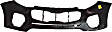 Front, Upper Primed Bumper Cover