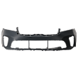 2019 Kia Sorento - Front Primed Bumper Cover, For Models Without Parking Aid Sensor