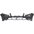 Front Primed Bumper Cover, For Models with Park Assist System