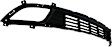 Front Bumper Grille, Textured Dark Gray CAPA Certified