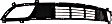 Front Bumper Grille, Black