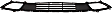 Front Bumper Grille, Black