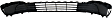 Sedan Front Bumper Grille, Black