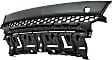 Front, Upper Bumper Grille, Textured Dark Gray
