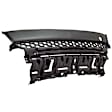 Front, Upper Bumper Grille, Textured Dark Gray CAPA Certified