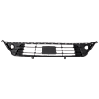 Front Bumper Grille, Textured Dark Gray
