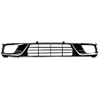Front Bumper Grille, Gray and Black