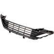 Front Bumper Grille, Textured Dark Gray; LX/FE/LXS Models, CAPA CERTIFIED