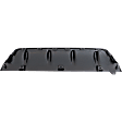 Rear Skid Plate, Textured Black
