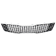 Upper Grille Assembly, Painted Black Shell and Insert, EX Model, 4 Cyl., 2.4L Engine, CAPA CERTIFIED