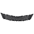 Upper Grille Assembly, Painted Black Shell and Insert, EX Model, 4 Cyl., 2.4L Engine, CAPA CERTIFIED