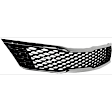 Upper Grille Assembly, Painted Black Shell and Insert