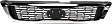 Grille, Textured Black, 6 Cyl., 3.5L Engine