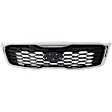 Grille Assembly, Chrome Shell with Textured Black Insert