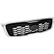 Grille Assembly, Chrome Shell with Textured Black Insert