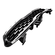 Grille Chrome Shell with Painted Black Insert