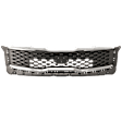 LX Grille Chrome Shell with Gray Insert
