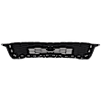 Grille, Painted Black Shell with Chrome Insert, CAPA CERTIFIED