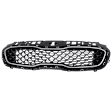 Grille Painted Black Shell with Chrome Insert CAPA Certified
