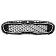 Grille Painted Black Shell with Chrome Insert CAPA Certified