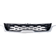 Grille Cover Textured Dark Gray Shell with Chrome Insert CAPA Certified