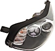Driver Side Headlight, with Bulb, Halogen, Clear Lens, CAPA Certified