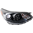Passenger Side Headlight, with Bulb, Halogen, Clear Lens