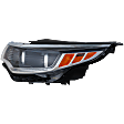 Passenger Side Headlight, with Bulb, Halogen, Clear Lens