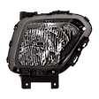 Passenger Side Headlight, with Bulb, Halogen, Clear Lens, CAPA Certified