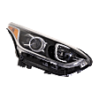 Passenger Side Headlight, with Bulb, Halogen, Clear Lens
