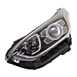 Driver Side Headlight, with Bulb, Halogen, Clear Lens, CAPA Certified